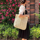 Straw Bucket Totes Women Shoulder Bags Beach Bag Ladies Hand Bags Female