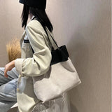 Canvas Handbags Women Large Capacity Casual Vintage Female Shoulder Bag
