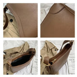 Women's Shoulder Bag Large Capacity Crossbody Messenger Bucket Bags