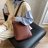 Women's Shoulder Bag Large Capacity Crossbody Messenger Bucket Bags