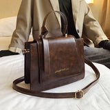 Autumn Winter Retro Bags Women Single Shoulder Messenger Mini Square Bags