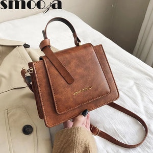 Autumn Winter Retro Bags Women Single Shoulder Messenger Mini Square Bags