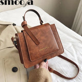 Autumn Winter Retro Bags Women Single Shoulder Messenger Mini Square Bags