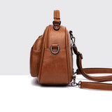 Women's Multifunctional Shoulder Bag PU Leather Top Handle Classic Bag