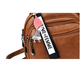 Women's Multifunctional Shoulder Bag PU Leather Top Handle Classic Bag