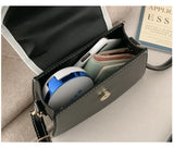 French Women's Purses and Handbag Female PU Leather Shoulder Bag