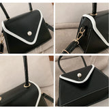 French Women's Purses and Handbag Female PU Leather Shoulder Bag