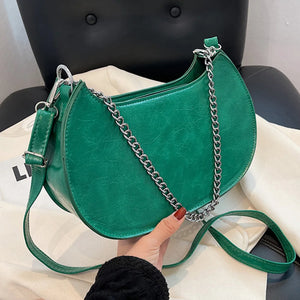 Women Crossbody Bag PU Leather Small Shoulder Bag