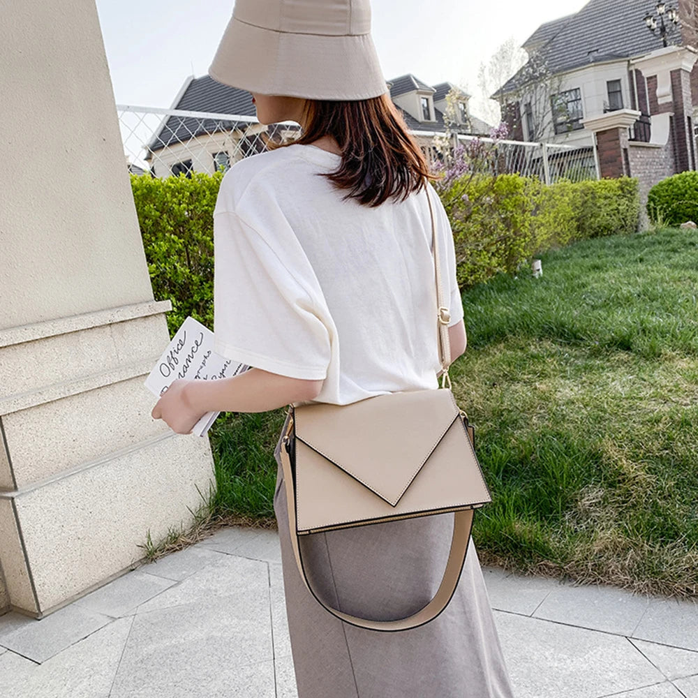 Vintage Women's Shoulder Bag PU Leather Messenger Handbag