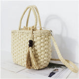 Straw Beach Handbag Women Messenger Bag Shoulder Bag Female Handbags