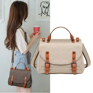 Canvas Women's Handbags Shoulder Messenger Bags Ladies Handbag Shell Bag