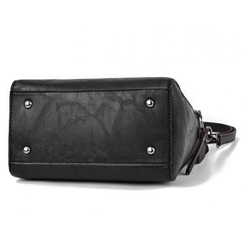 Vintage Tote High Leather Shoulder Bag Ladies Travel Top-hand Bags