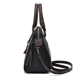 Vintage Tote High Leather Shoulder Bag Ladies Travel Top-hand Bags