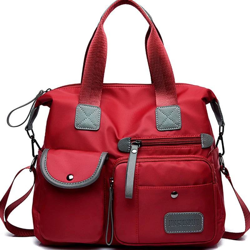 Nylon Women Messenger Bag Large Capacity Handbag