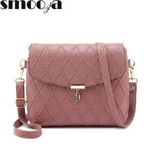 Pink Quilted Cross Shoulder Bag for Women
