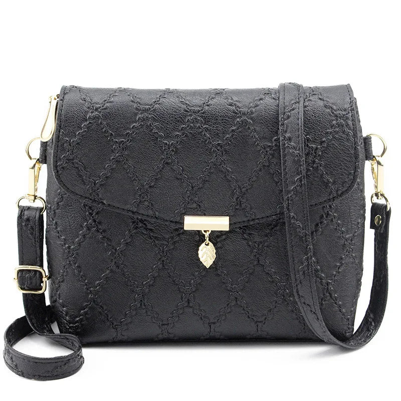 Pink Quilted Cross Shoulder Bag for Women