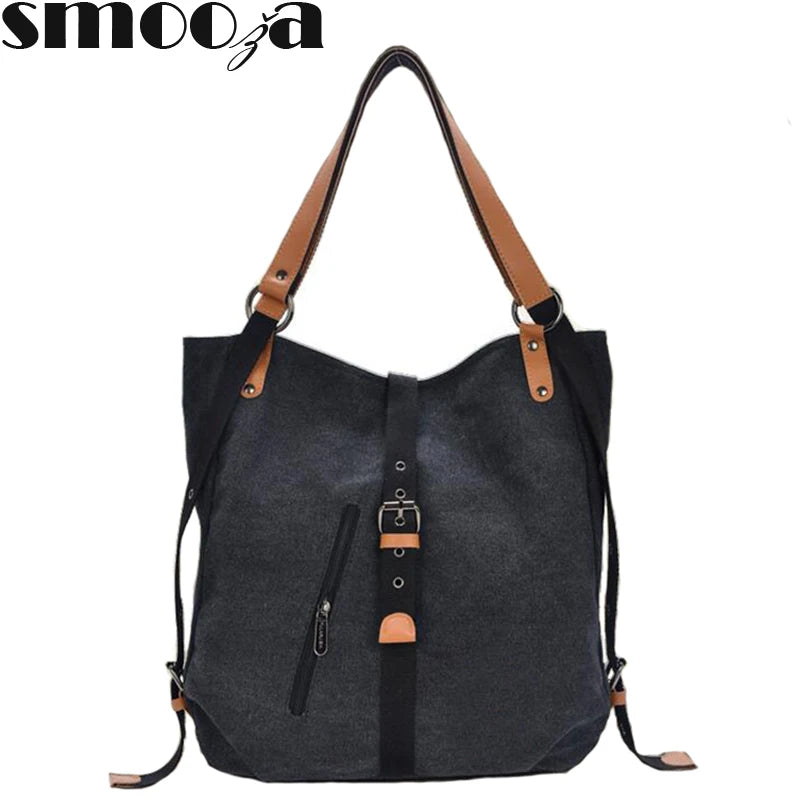 Canvas Messenger Bag Women Handbags Famous Vintage Bag