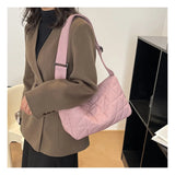 Embroidered Crossbody Bag for Women, Oxford Cloth Shoulder Handbag