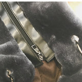 Vintage Winter Women Plush Handbags Bag Causal Women Totes Big Capacity