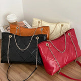Shoulder Bag Women Crossbody Handbags Large Capacity Rhombic Chain Bag