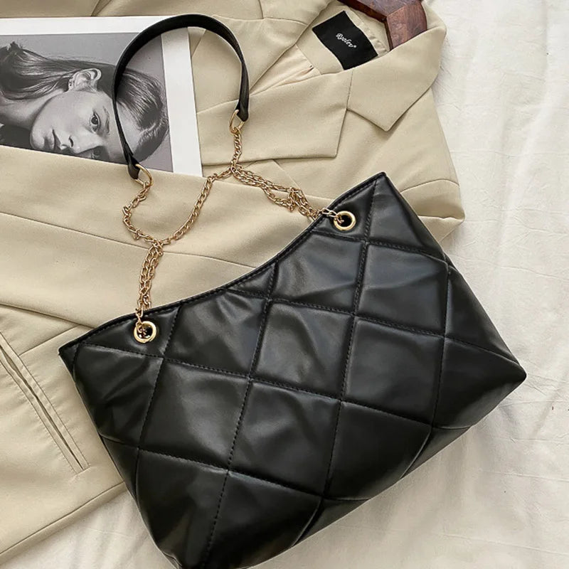 Shoulder Bag Women Crossbody Handbags Large Capacity Rhombic Chain Bag
