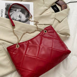 Shoulder Bag Women Crossbody Handbags Large Capacity Rhombic Chain Bag