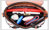 Vintage Leather Top-handle Bags Women Handbags Purse Shoulder Bag
