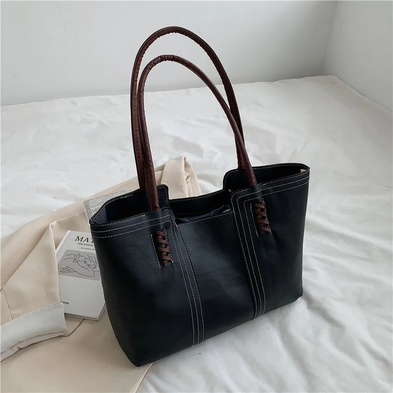 Vintage Women Handbag Designer Shoulder Bag Top-handle Purse