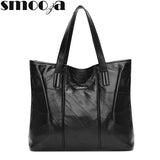 Winter Solid Sheepskin Retro Ladies Leather Large Capacity Handbags
