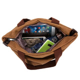 Women Corduroy Shoulder Bag Foldable Reusable Shopping Bag