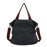 Women Corduroy Shoulder Bag Foldable Reusable Shopping Bag