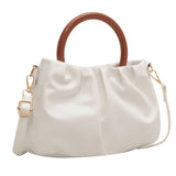 Women Small Shoulder Bag Casual Tote Pu Leather Crossbody Bag