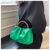 Women Small Shoulder Bag Casual Tote Pu Leather Crossbody Bag
