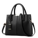 Women Large Tote Bag Square PU Leather Shoulder Bag