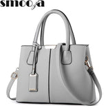 Women Large Tote Bag Square PU Leather Shoulder Bag