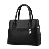 Women Large Tote Bag Square PU Leather Shoulder Bag