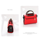 Women Shoulder Bag Casual Messenger Small Square Bag Metal Buckle Decoration