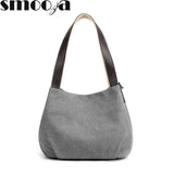 Women's Mini Canvas Shoulder Bag Fashion Handbag Totes Casual Vintage Purse Buck