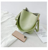 Women's Bucket Shoulder Messenger Bags Large Capacity Composite Bag