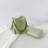 Women's Bucket Shoulder Messenger Bags Large Capacity Composite Bag