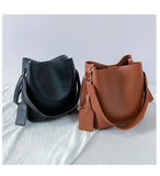 Women's Bucket Shoulder Messenger Bags Large Capacity Composite Bag