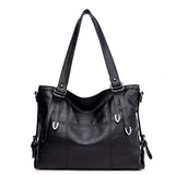Soft PU Leather Women's Shoulder Bag Crossbody Top-Handle Bolsa