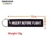 Aviation Keychain Embroidery Holder Christmas