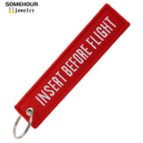 Aviation Keychain Embroidery Holder Christmas