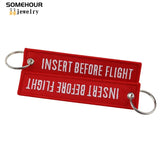 Aviation Keychain Embroidery Holder Christmas