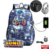 18inch Laptop Backpack with USB Charge, Outdoor Travel Mochila Bag