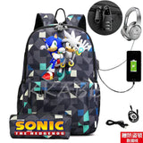 Anti-Theft School Backpack for Boys Girls Rucksack Men Women