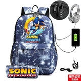 Anti-Theft School Backpack for Boys Girls Rucksack Men Women
