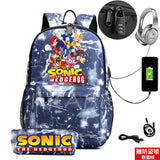 Teenage USB Lock Backpacks Anti-Theft Bags High School Leisure
