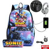 Teenage USB Lock Backpacks Anti-Theft Bags High School Leisure
